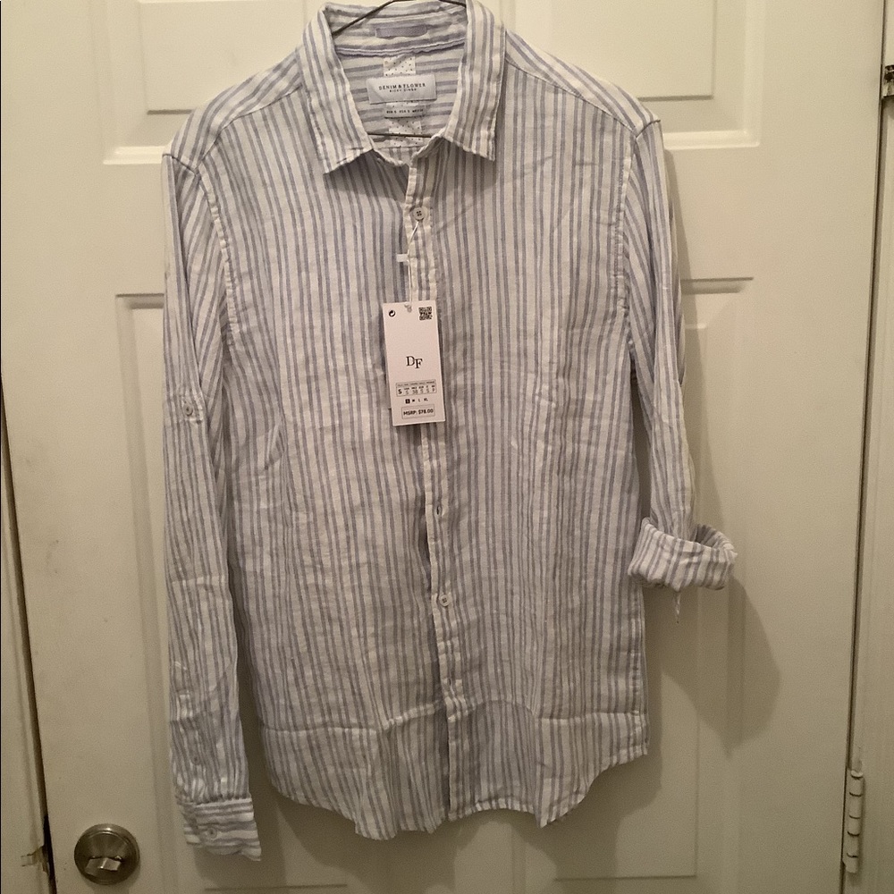 small button up by denim & flower
